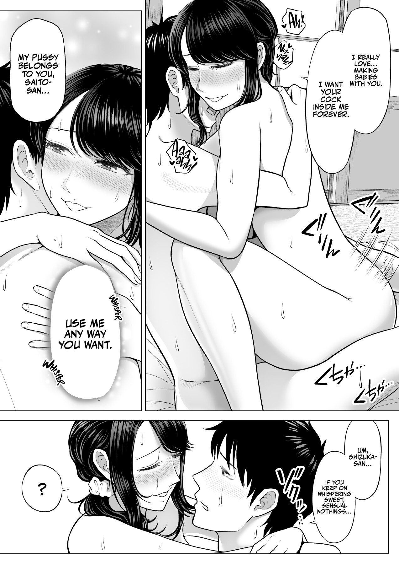 Hentai Manga Comic-Shizuka Tachibana, the Housewife Who Collects My Sperm Donations, Doesn't Know a Damn Thing!!-Chapter 3-81